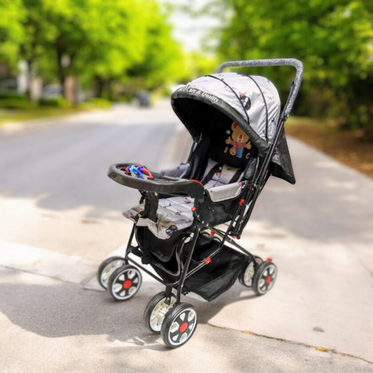 baby stroller, back handle